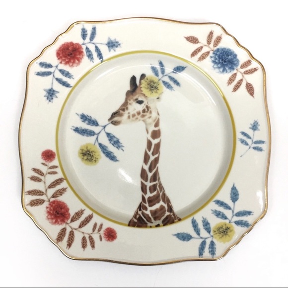 Anthropologie Dining Anthropologie Lou Rota Giraffe Floral Nature